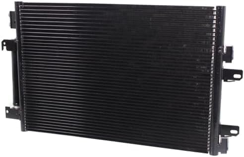 Front AC Condenser Aluminum Core Direct Replacement Compatible With 2007-2017 Jeep Patriot / 2010-2012 Dodge Caliber / 2011-2017 Compass CH3030246 68078975AB