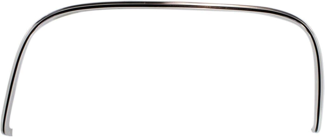 Rear Wheel Opening Molding Chrome Plastic Right Passenger Side Direct Replacement Compatible with 1988-2002 Chevrolet/GMC/C-K Series GM1791105 15546460