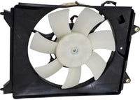 Front A/C Condenser Cooling Fan Assembly Plastic Direct Replacement Compatible with 2012-2015 Honda Civic / 2013-2015 Acura ILX HO3115159 19030RSJE01-PFM