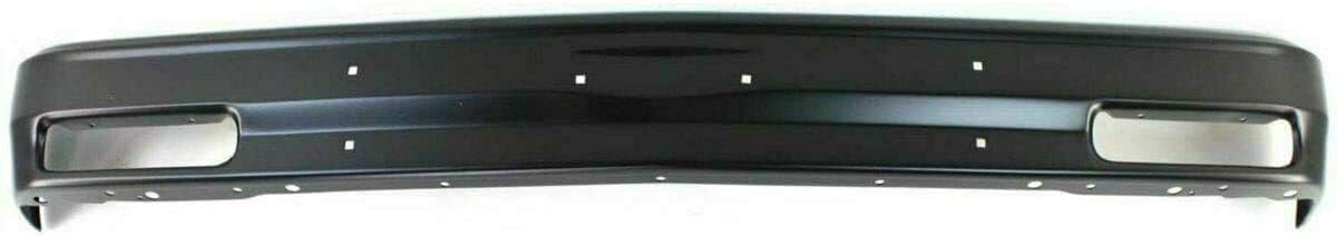 Front Bumper Primed Steel Direct Replacement Compatible With 1991-1993 Chevrolet S10 / 1991-1994 S10 Blazer / 1992-1994 GMC Jimmy / 1991 S15 Jimmy GM1002174 15632823