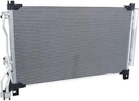 Front AC Condenser Aluminum Core Direct Replacement Compatible With 2015-2017 Hyundai Sonata HY3030158 97606C2000