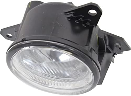 Set Of 2 Front Fog Lights Assembly Plastic Left Driver & Right Passenger Side Direct Replacement Compatible With 2016-2021 Honda Civic / 2018-2020 Fit HO2593143 HO2592143