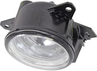 Set Of 2 Front Fog Lights Assembly Plastic Left Driver & Right Passenger Side Direct Replacement Compatible With 2016-2021 Honda Civic / 2018-2020 Fit HO2593143 HO2592143