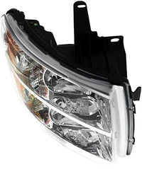 Front Head Light Assembly Halogen Right Passenger Side Direct Replacement Compatible With 2007-2014 Chevrolet Silverado GM2503280 22853028