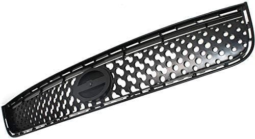 Front Grille Assembly Textured Black Shell And Insert Plastic Direct Replacement Compatible With 2008-2010 Scion tC SC1200106 5310121900 5310121110