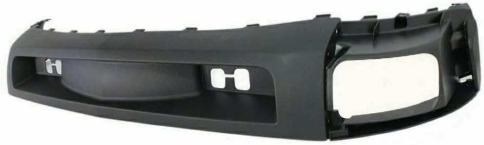 Front Bumper + End Caps Chrome + Lower Valance Textured + Fog Light Assembly Right & Left Side Direct Replacement Compatible With Chevrolet Silverado 2500HD 3500HD 2007-2010 GM1092202