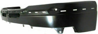 Front Bumper Primed Steel + Upper Cover + Lower Valance Textured + Bracket Set Left & Right Side Direct Replacement Compatible With 2003-2006 Chevrolet Silverado 2500HD 3500