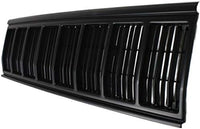 Front Grille Primed Shell And Insert Plastic Direct Replacement Compatible With 1991-1996 Jeep Cherokee CH1200176 55034046