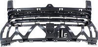 Front Bumper Center Grille Primed Plastic Direct Replacement Compatible With 2011-2014 Porsche Cayenne PO1036107 95850568301