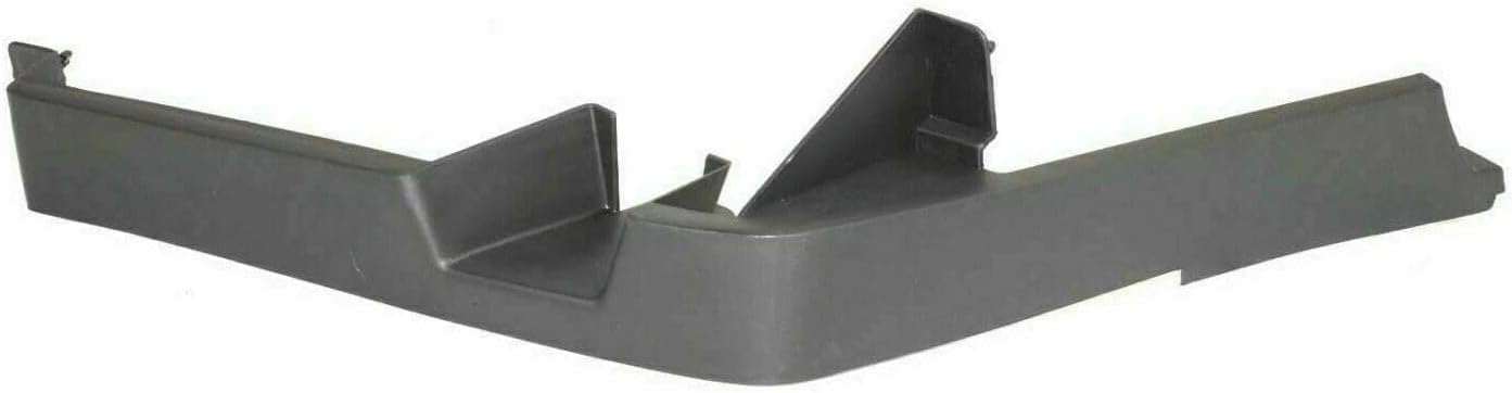 Front Bumper Primed + Upper Cover + Lower Valance Textured + Filler Left Driver & Right Passenger Side Direct Replacement Compatible With 2003-2006 Chevrolet Silverado 1500 GM1051110