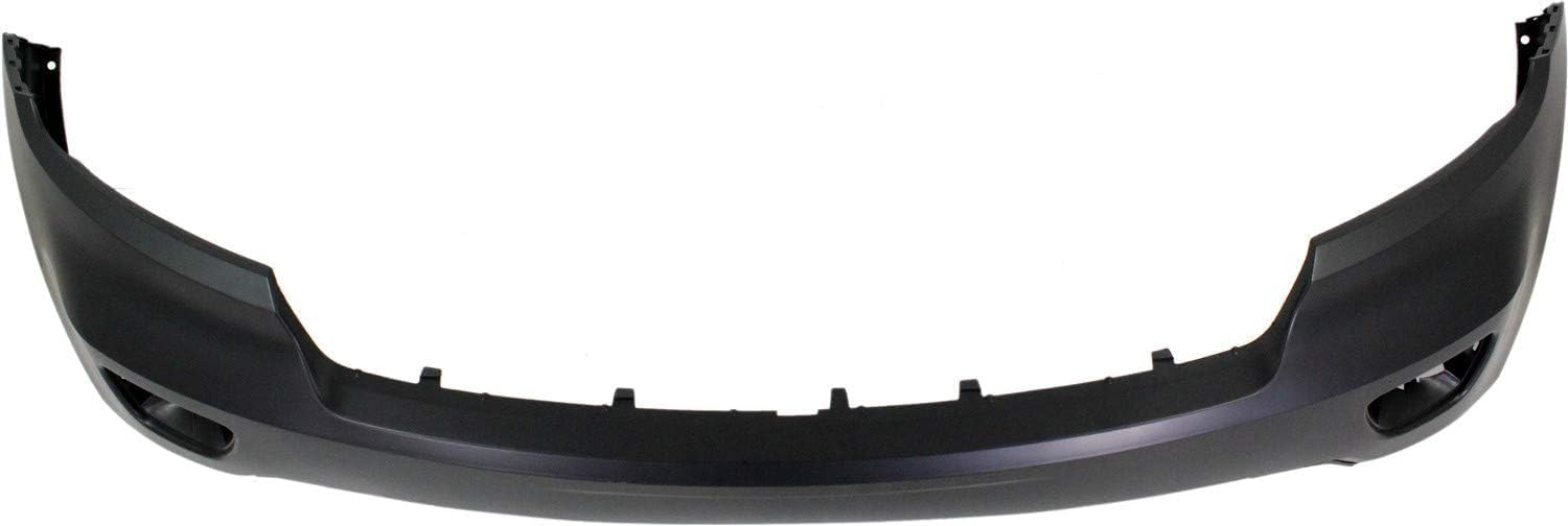 Front Bumper Upper Cover Primed Direct Replacement Compatible With 2011-2013 Jeep Grand Cherokee CH1000979 68078268AB