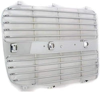 Front Grille Insert Horizontal Bar Chrome Right Passenger & Left Driver Side Direct Replacement Compatible With 2002-2005 Dodge Ram 1500 2500 3500 CH1201104 CH1201103 5073296AA