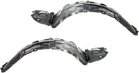 Set Of 2 Front Fender Liner Plastic Left Driver & Right Passenger Side Direct Replacement Compatible With 2003-2008 Toyota Matrix TO1248123 TO1249123 5387502100 5387602110