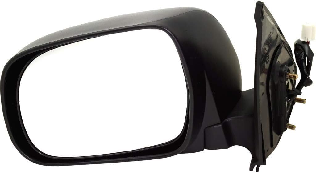 Set Of 2 Front Power Mirror Manual-Folding Non-Heated Plastic Left Driver & Right Passenger Side Direct Replacement Compatible With 2005-2011 Toyota Tacoma TO1320256 TO1321256