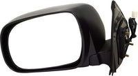 Set Of 2 Front Power Mirror Manual-Folding Non-Heated Plastic Left Driver & Right Passenger Side Direct Replacement Compatible With 2005-2011 Toyota Tacoma TO1320256 TO1321256