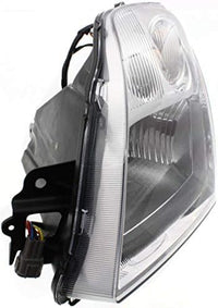 Set Of 2 Front Head Light Assembly Plastic Left Driver & Right Passenger Side Direct Replacement Compatible With 2007-2009 Nissan Sentra NI2502163 NI2503163 26060ET000 26010ET000