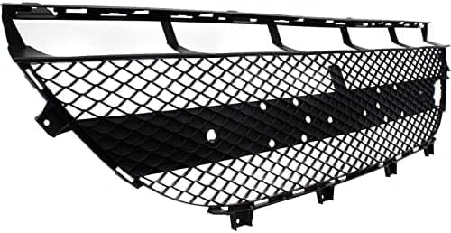Front Bumper Center Grille Black Plastic Direct Replacement Compatible With 2016-2019 Mercedes Benz GLE-CLASS / 2017-2019 GLS450 GLS550 MB1036159 292885512228