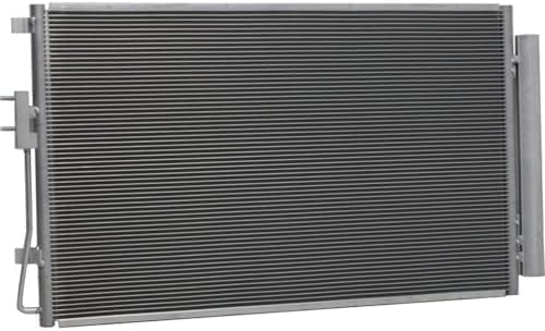 Front AC Condenser Aluminum Core Direct Replacement Compatible With 2013-2018 Hyundai Santa Fe / 2013-2016 Sport / 2019 XL HY3030153 976062W501