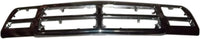 Front Grille Surround Frame Chrome Plastic Direct Replacement Compatible With 1991-1993 Dodge Full Size Pickup CH1200137 83506568AB