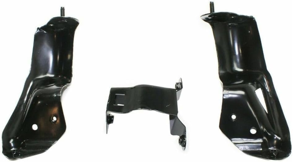 Set Of 5 Front Bumper Bracket Left Driver & Right Passenger Side Direct Replacement Compatible With Chevrolet Silverado 1500 / GMC Sierra 1999-02 / Tahoe/Suburban 2000-2006