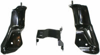Set Of 5 Front Bumper Bracket Left Driver & Right Passenger Side Direct Replacement Compatible With Chevrolet Silverado 1500 / GMC Sierra 1999-02 / Tahoe/Suburban 2000-2006