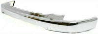 Front Bumper Chrome Steel + Upper Filler + Lower Valance + Signal Lights Left Driver & Right Passenger Side Direct Replacement Compatible With 2001-2004 Toyota Tacoma TO1095196