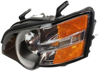 Set Of 2 Front Headlight Assembly Halogen Right Passenger & Left Driver Side Direct Replacement Compatible With 2005-2007 Subaru Legacy / 2005 Outback SU2502116 SU2503116 84001AG11B