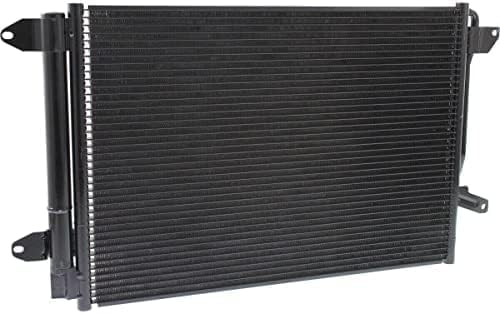 Front A/C Condenser Aluminum Core Direct Replacement Compatible With 2012-2019 Volkswagen Beetle / 2009-2018 Jetta VW3030132 5C0816411 5C0820411G