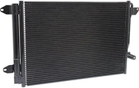 Front A/C Condenser Aluminum Core Direct Replacement Compatible With 2012-2019 Volkswagen Beetle / 2009-2018 Jetta VW3030132 5C0816411 5C0820411G