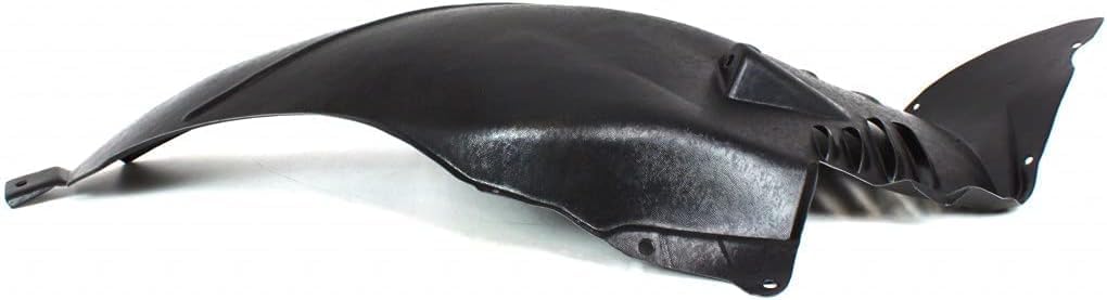 Front Section Fender Liner Right Passenger Side Direct Replacement Compatible with 2007-2010 Mercedes Benz CL-Class MB1249121 2166901030