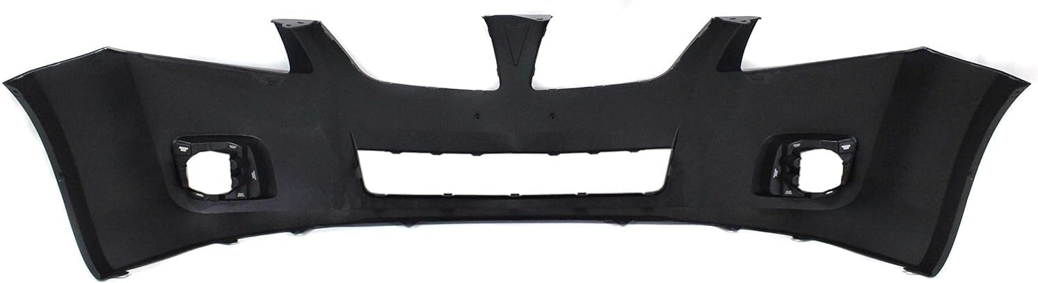 Front Bumper Cover Primed Plastic + Lower Center Grille Replacement Compatible With 2009-2010 Pontiac Vibe