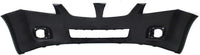 Front Bumper Cover Primed Plastic + Fog Light Cover Left Driver & Right Passenger Side Direct Replacement Compatible With 2009-2010 Pontiac Vibe