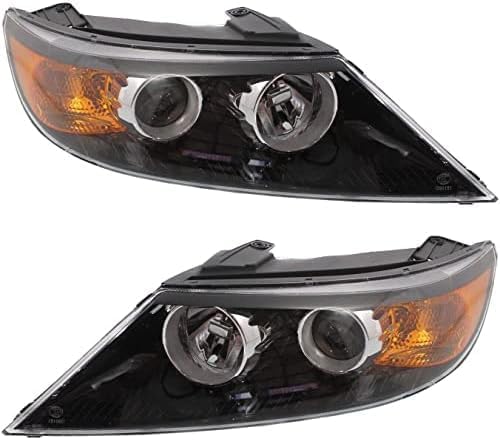 Set Of 2 Front Headlight Assembly Halogen Right Passenger & Left Driver Side Direct Replacement Compatible With 2011-2013 Kia Sorento KI2503143 KI2502143 921021U200 921011U200