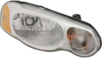 Set Of 2 Front Headlight Assembly Halogen Right Passenger & Left Driver Side Direct Replacement Compatible With 2004-2006 Chrysler Sebring CH2502150 CH2503150 4806037AF 4806036AF