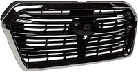 Front Grille Chrome Shell With Primed Insert Plastic Direct Replacement Compatible With 2019-2022 Subaru Ascent SU1200183 91121XC01A