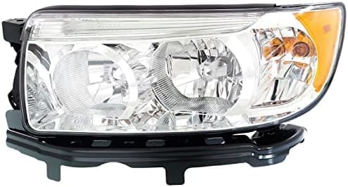 Set Of 2 Front Head Light Assembly Halogen Right Passenger & Left Driver Side Direct Replacement Compatible With 2006-2008 Subaru Forester SU2502119 SU2503119 84001SA471 84001SA461