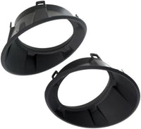 Set Of 2 Front Fog Light Molding Bezel Primed Left Driver & Right Passenger Side Direct Replacement Compatible With 2010-2013 Chevrolet Camaro GM1039118 GM1038118 92218024 92218023