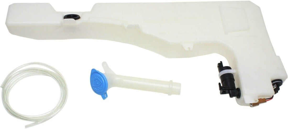 Washer Reservoir With Filler Neck Cap & Pump Direct Replacement Compatible With 2005-2021 Nissan Frontier NI1288130 28910EA800-PFM 28910ZL40B