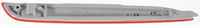 Rear Bumper Face Bar Reflector Left Driver Side Direct Replacement Compatible With 2010-2013 Mazda 3 MA2830100 BBM4515M0C