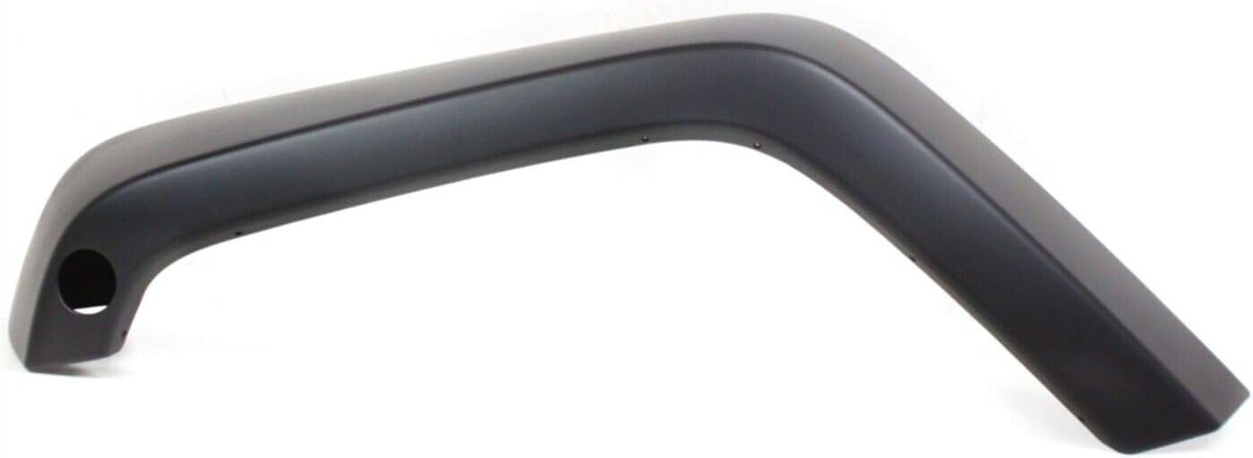 Front Fender Flare Primed Left Driver Side Direct Replacement Compatible With 2007-2018 Jeep Wrangler CH1268108 5KC87TZZAJ 5KC87TZZAH