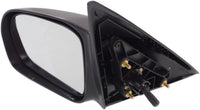 Front Mirror Manual Remote Non-Folding Primed Left Driver Side Direct Replacement Compatible With 2001-2005 Honda Civic HO1320140 76250S5DA01