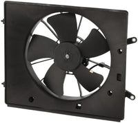 Front Radiator Single Fan Assembly Left Driver Side Direct Replacement Compatible with 2001-2006 Acura MDX / 2003-2007 Honda Pilot AC3115105 19015PGKA01 19015RDJA01