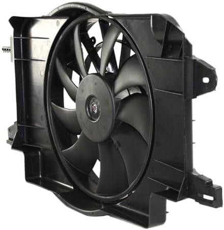 Front Radiator Fan Shroud Assembly Plastic Direct Replacement Compatible with 1991-2002 Saturn S-Series GM3115121 24005834-PFM