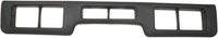 Front Bumper Chrome Steel + Lower Valance Panel + Center Moldings + Brackets Left Driver & Right Passenger Side Direct Replacement Compatible With 1992-1996 Ford Bronco/F-Series