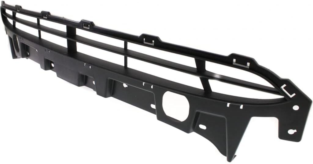 Front Bumper Cover Primed Plastic + Lower Valance + Grille + Fog Lights Left Driver & Right Passenger Side Direct Replacement Compatible With 2010-2012 Hyundai Santa Fe