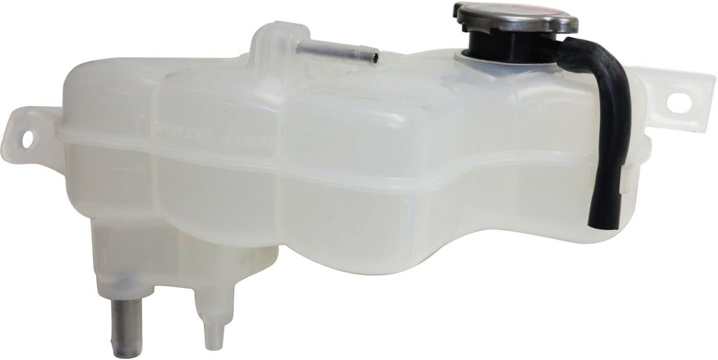 Front Coolant Reservoir Radiator Spare Tank With Cap Direct Replacement Compatible With 2007-2010 Chrysler Sebring / 2008-2014 Dodge Avenger CH3014148 5058511AE-PFM