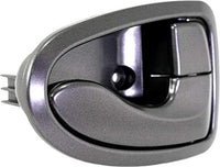 Front Or Rear Interior Door Handle Gray Plastic Right Passenger Side Direct Replacement Compatible with 2000-2006 Hyundai Accent HY1353112 8262025000YN