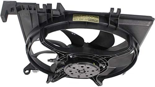 Front Radiator Cooling Fan Assembly Plastic Direct Replacement Compatible with 2008-2014 Subaru Impreza / 2015-2018 WRX STI / 2013-2017 XV Crosstrek SU3115127