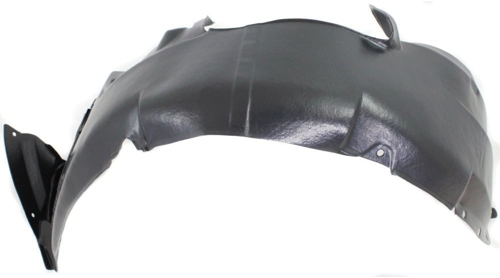 Front Fender Liner With Moulding Left Driver Side Direct Replacement Compatible With 2010-2011 Kia Soul KI1248114 868112K050