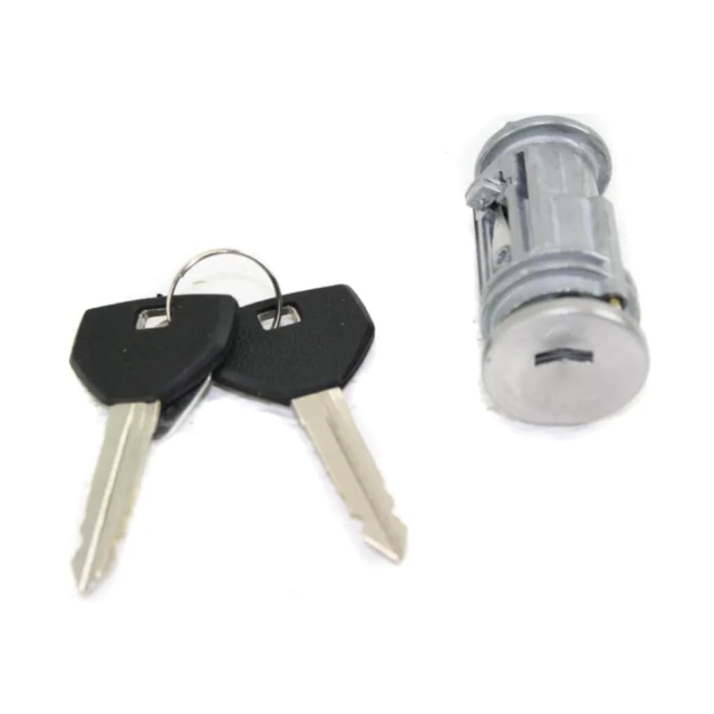 AUTOS PARTS PLUS Ignition Lock Switch Cylinder with Operable Keys Chrome Direct Replacement Compatible with 1999-2007 Dodge Caravan / 1997-1999 Plymouth Prowler / 1998-2006 Chrysler Sebring